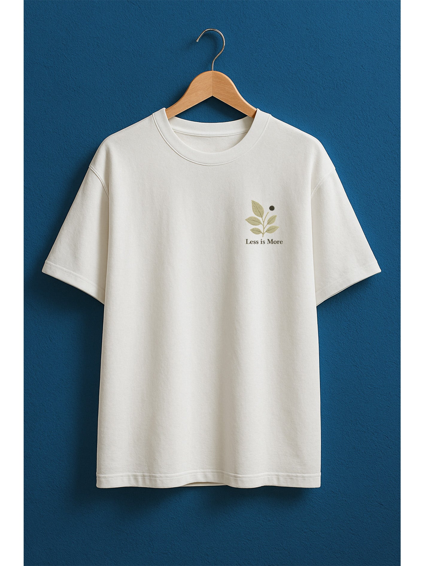 "Less is More" – Minimalist Oversized Unisex T-Shirt by Fluxwear