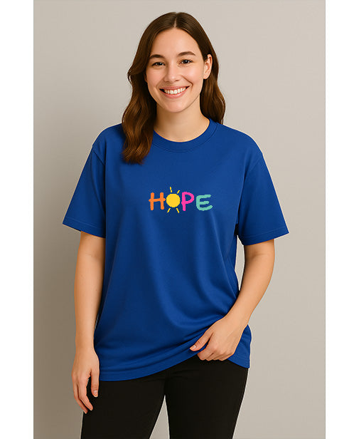 "HOPE" Oversized Unisex T-Shirt – Uplift in Every Thread