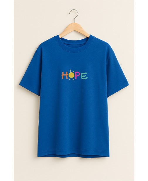"HOPE" Oversized Unisex T-Shirt – Uplift in Every Thread