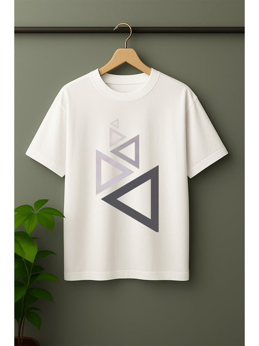Triangle Unisex Oversized Classic T-Shirt