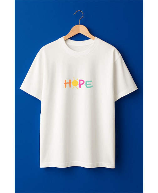 "HOPE" Oversized Unisex T-Shirt – Uplift in Every Thread