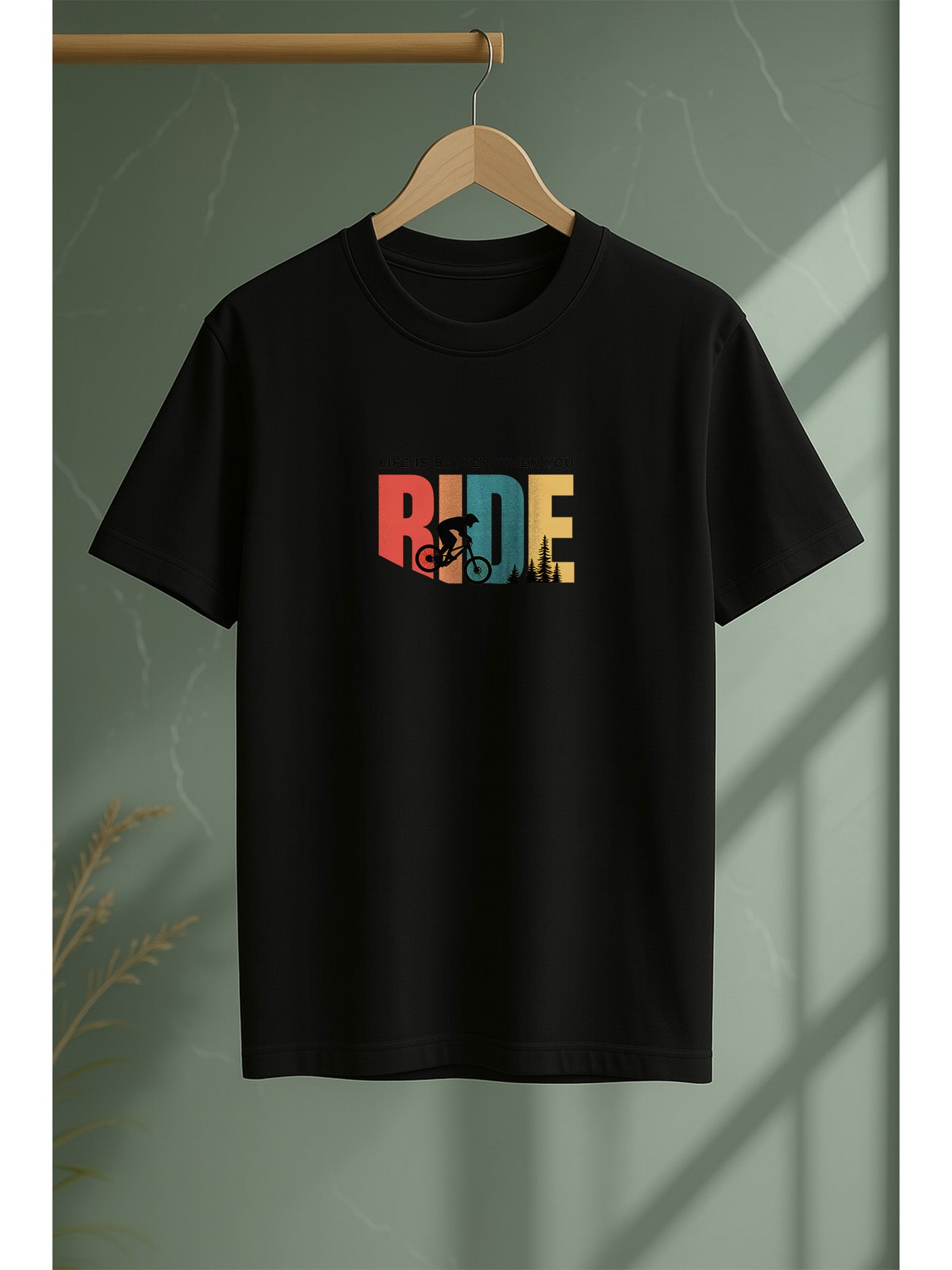 🚴‍♂️ Ride Into Adventure 🌲 Unisex Classic Crew T-Shirt