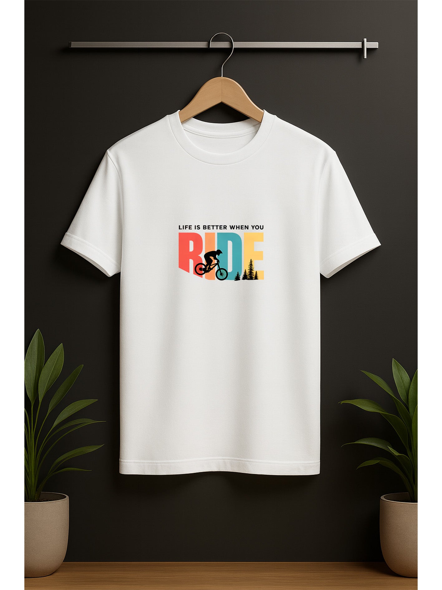 🚴‍♂️ Ride Into Adventure 🌲 Unisex Classic Crew T-Shirt