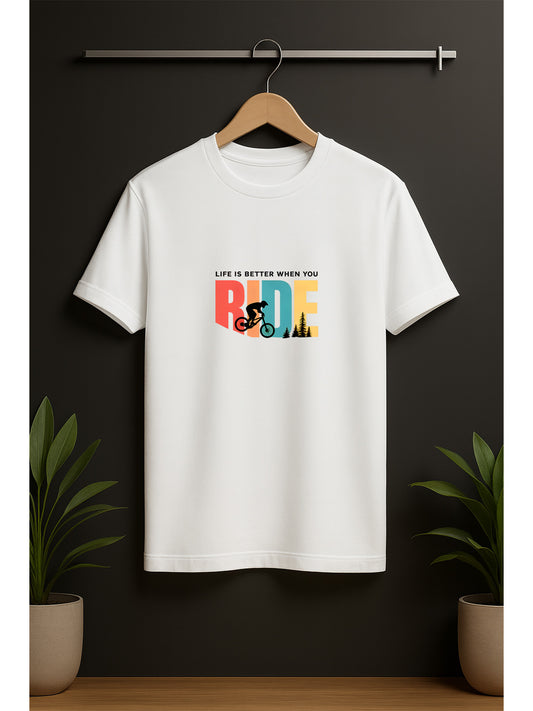 🚴‍♂️ Ride Into Adventure 🌲 Unisex Classic Crew T-Shirt