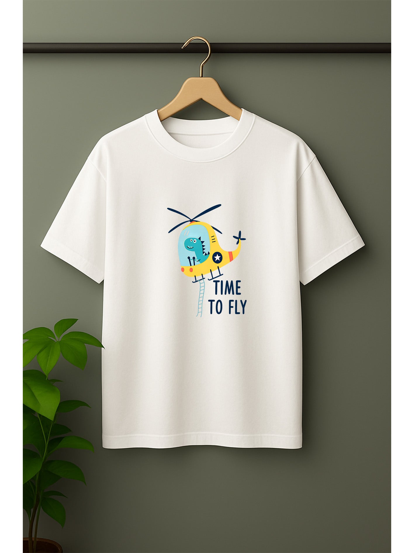Time to Fly Unisex Oversized Classic T-Shirt