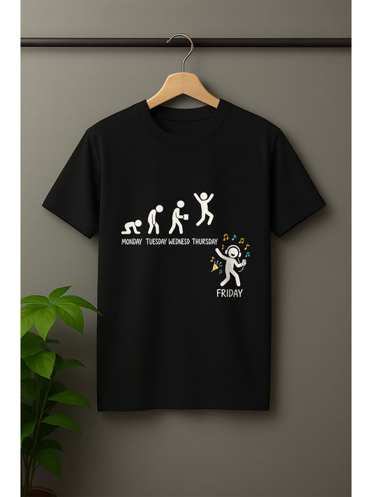 Weekday Evolution Fun Graphic T-Shirt