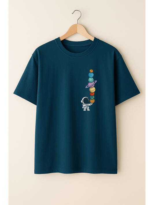Fluxwear Oversized Tee – "Balancing the Universe"