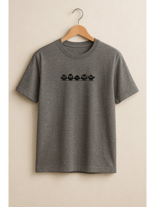 "Quirky Birds Graphic Tee" – Fluxwear
