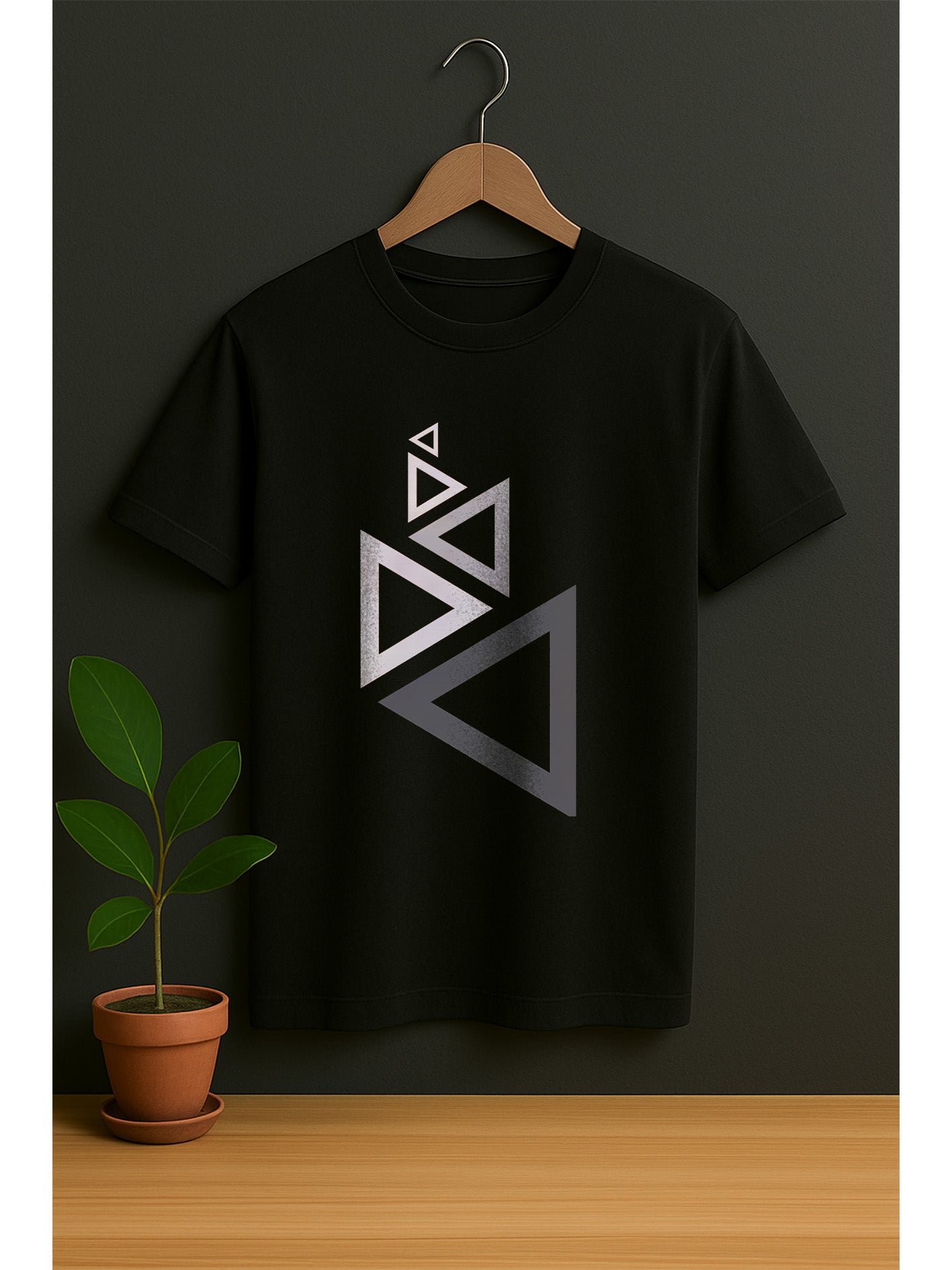 Triangle Unisex Classic Crew T-Shirt