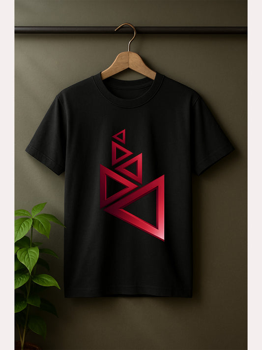 Red Triangle Unisex Classic Crew T-Shirt