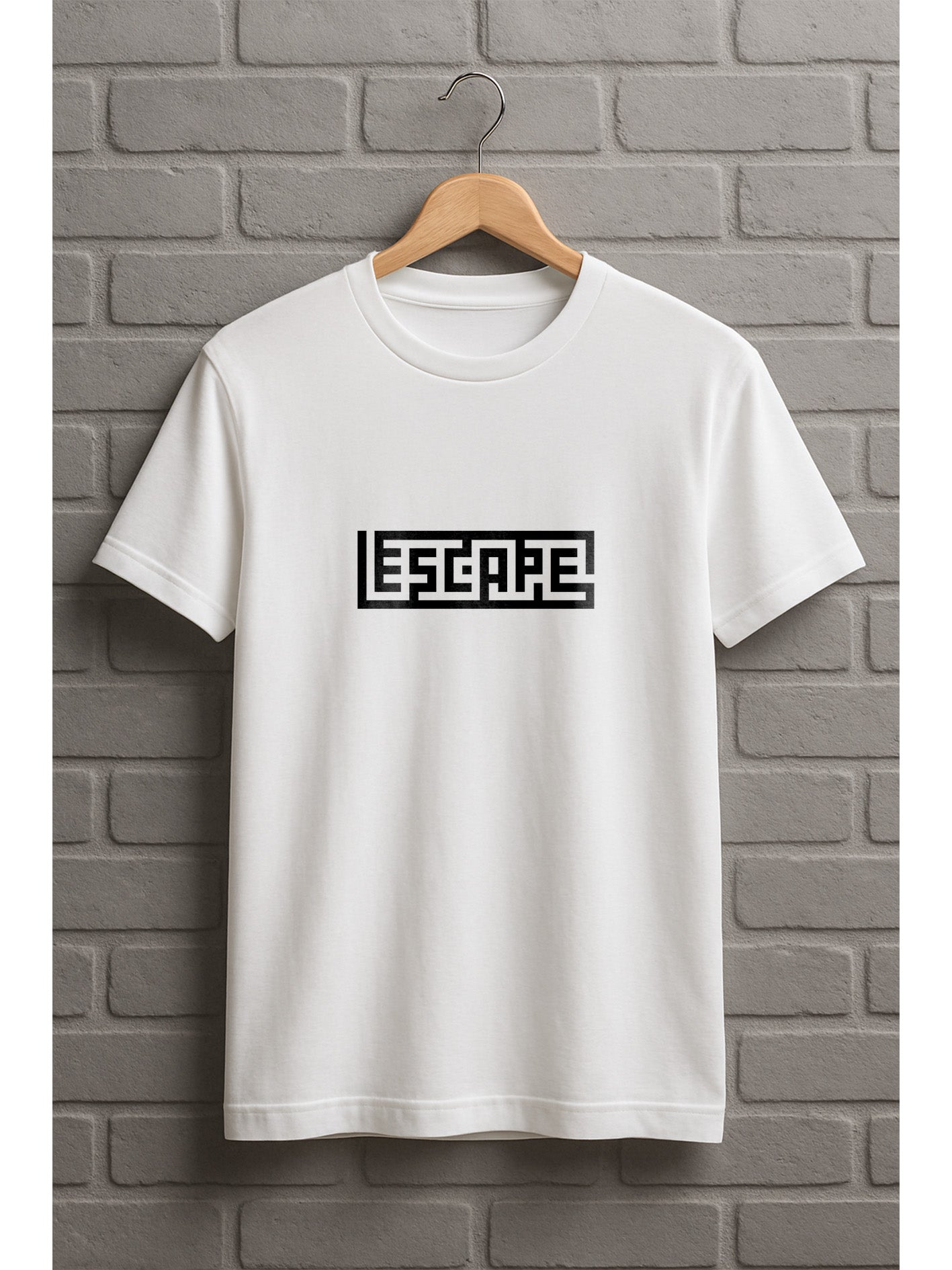 Escape Maze Unisex T-Shirt – 180 GSM Premium Cotton