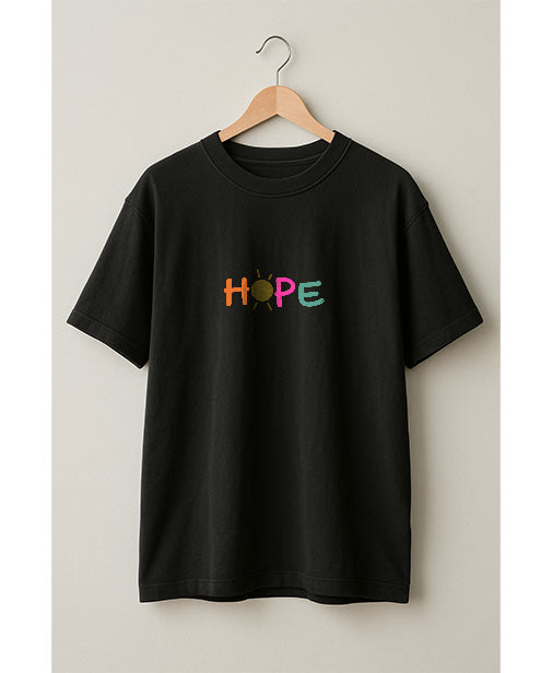 "HOPE" Oversized Unisex T-Shirt – Uplift in Every Thread