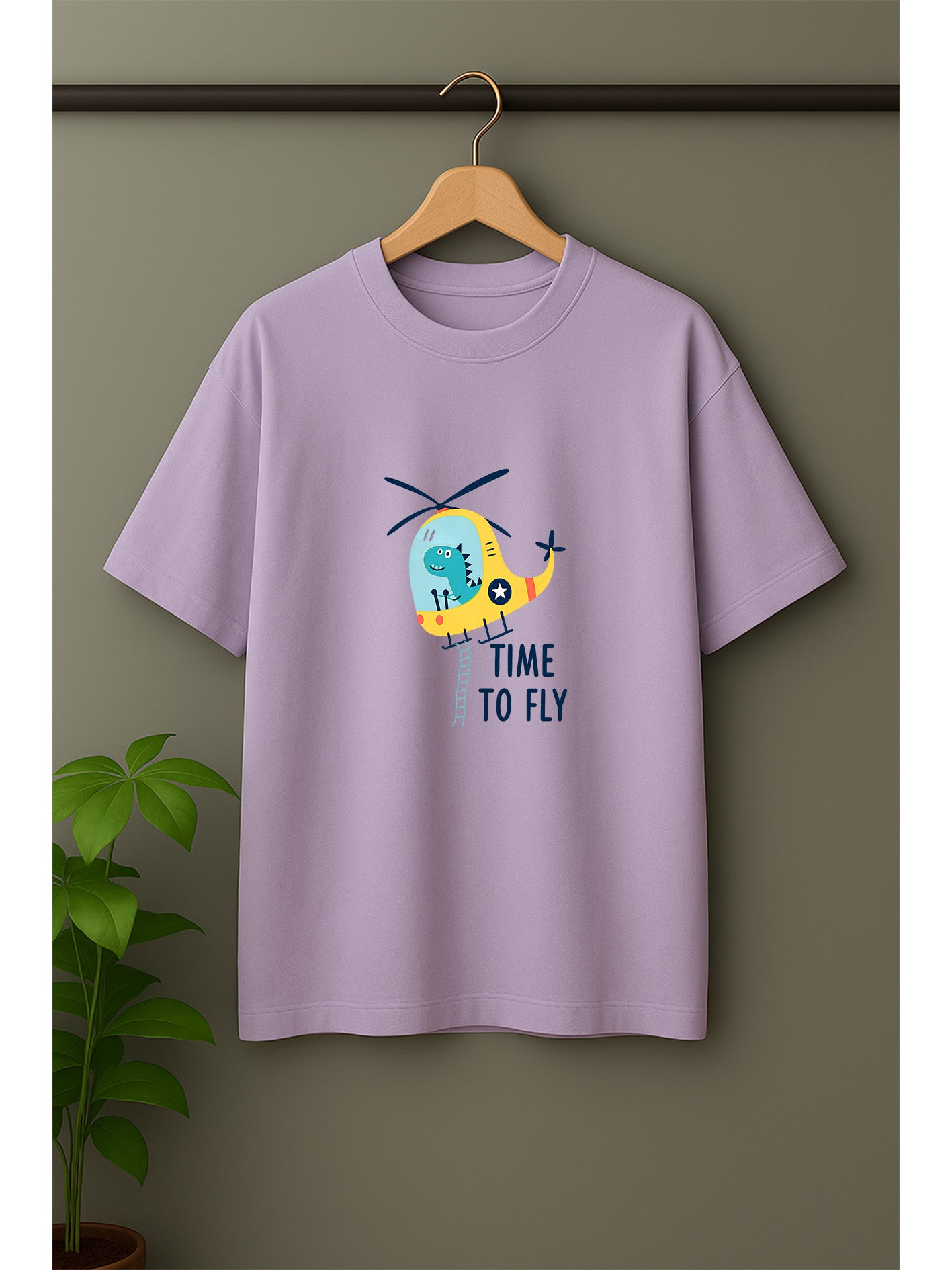 Time to Fly Unisex Oversized Classic T-Shirt