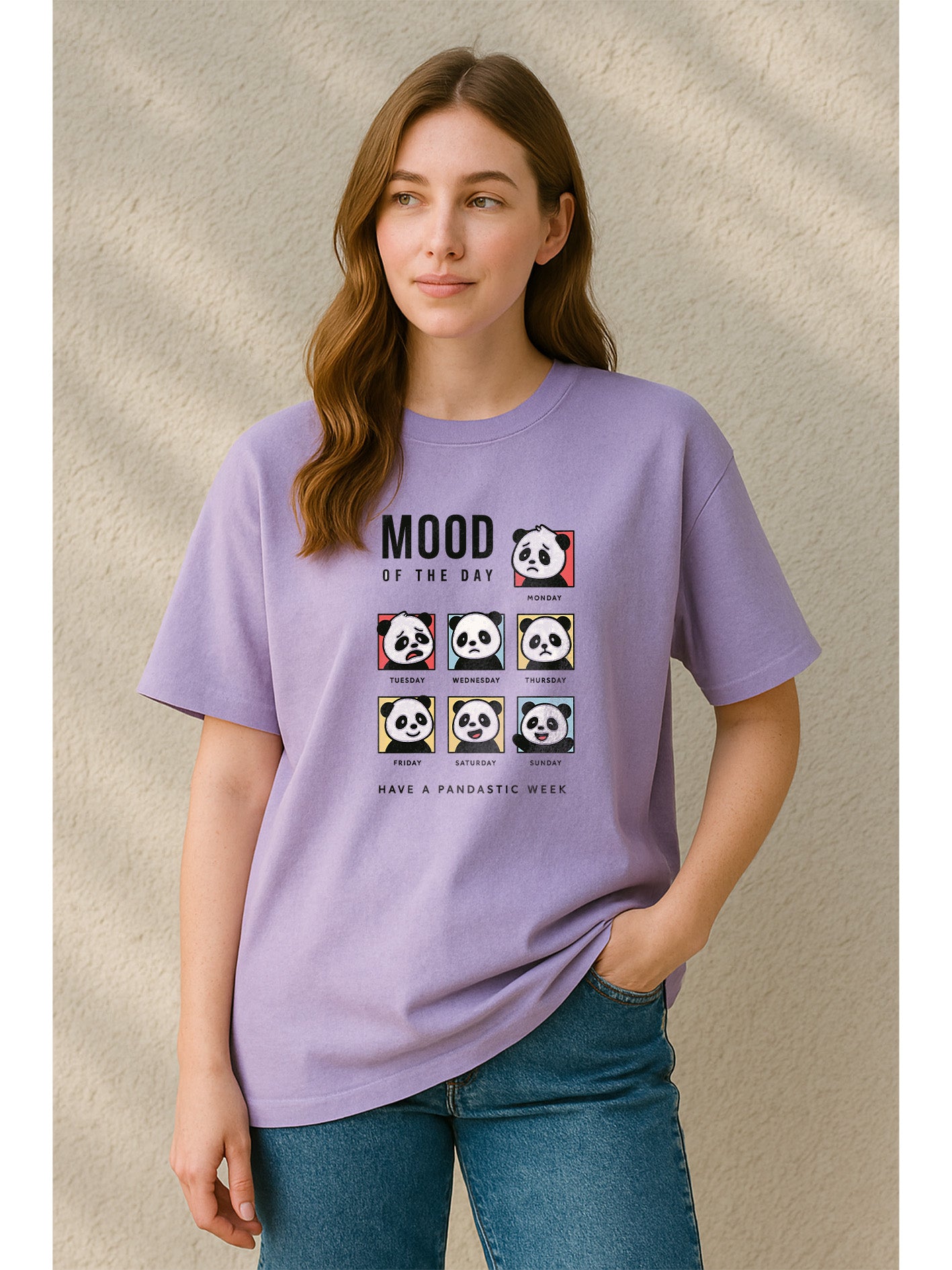 Mood of the Day - Panda Vibes Tee
