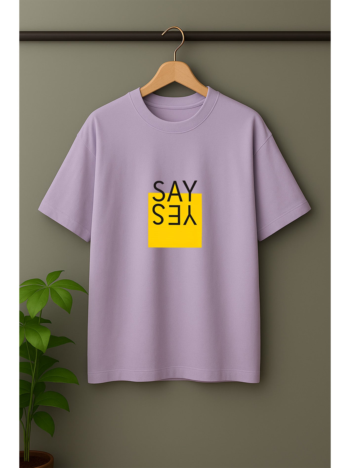 Say Yes Unisex Oversized Classic T-Shirt