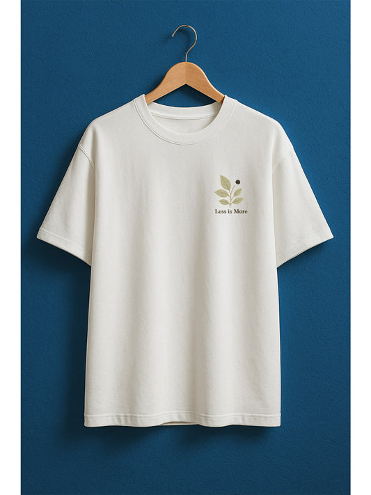 "Less is More" – Minimalist Oversized Unisex T-Shirt by Fluxwear