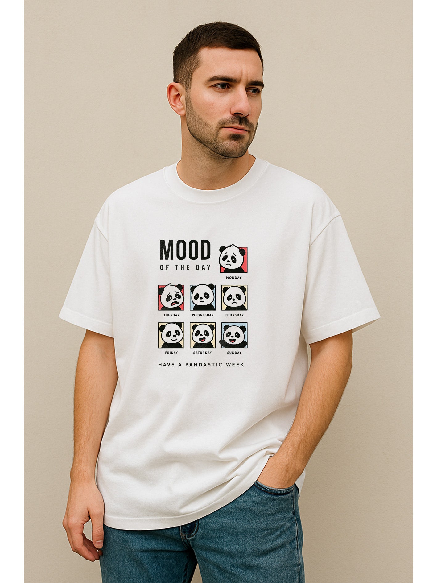 Mood of the Day - Panda Vibes Tee