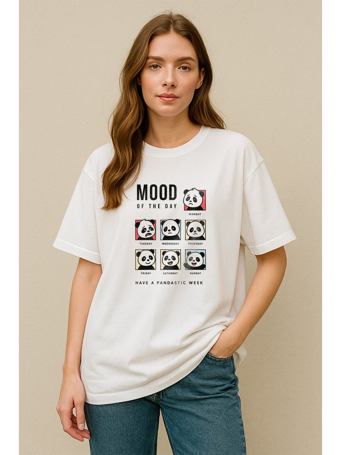 Mood of the Day - Panda Vibes Tee