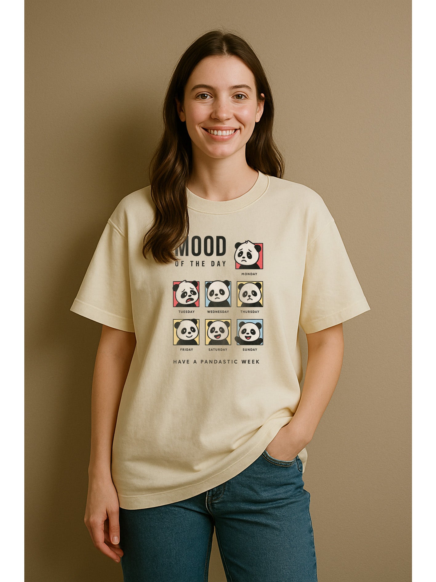Mood of the Day - Panda Vibes Tee
