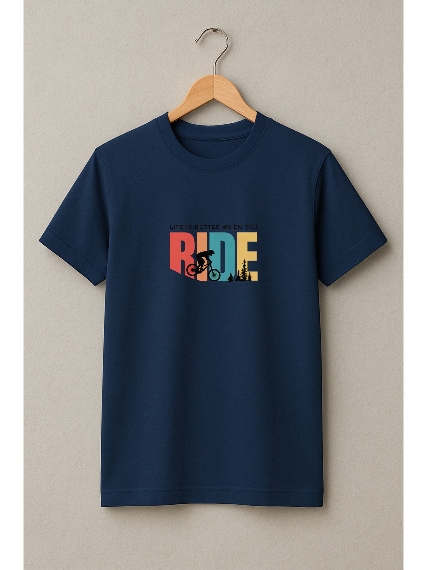 🚴‍♂️ Ride Into Adventure 🌲 Unisex Classic Crew T-Shirt
