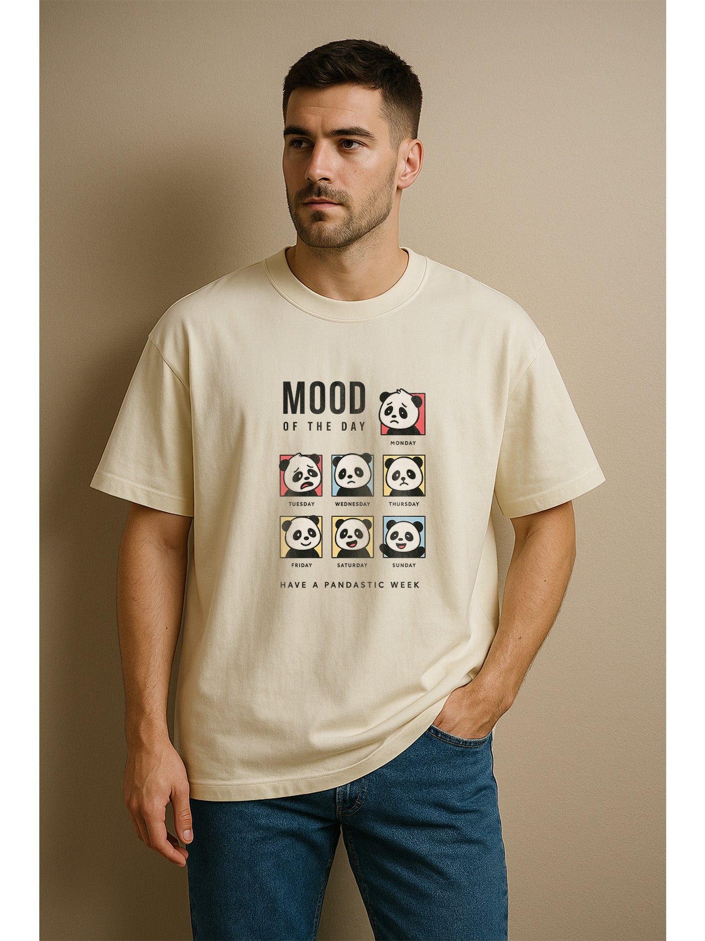 Mood of the Day - Panda Vibes Tee