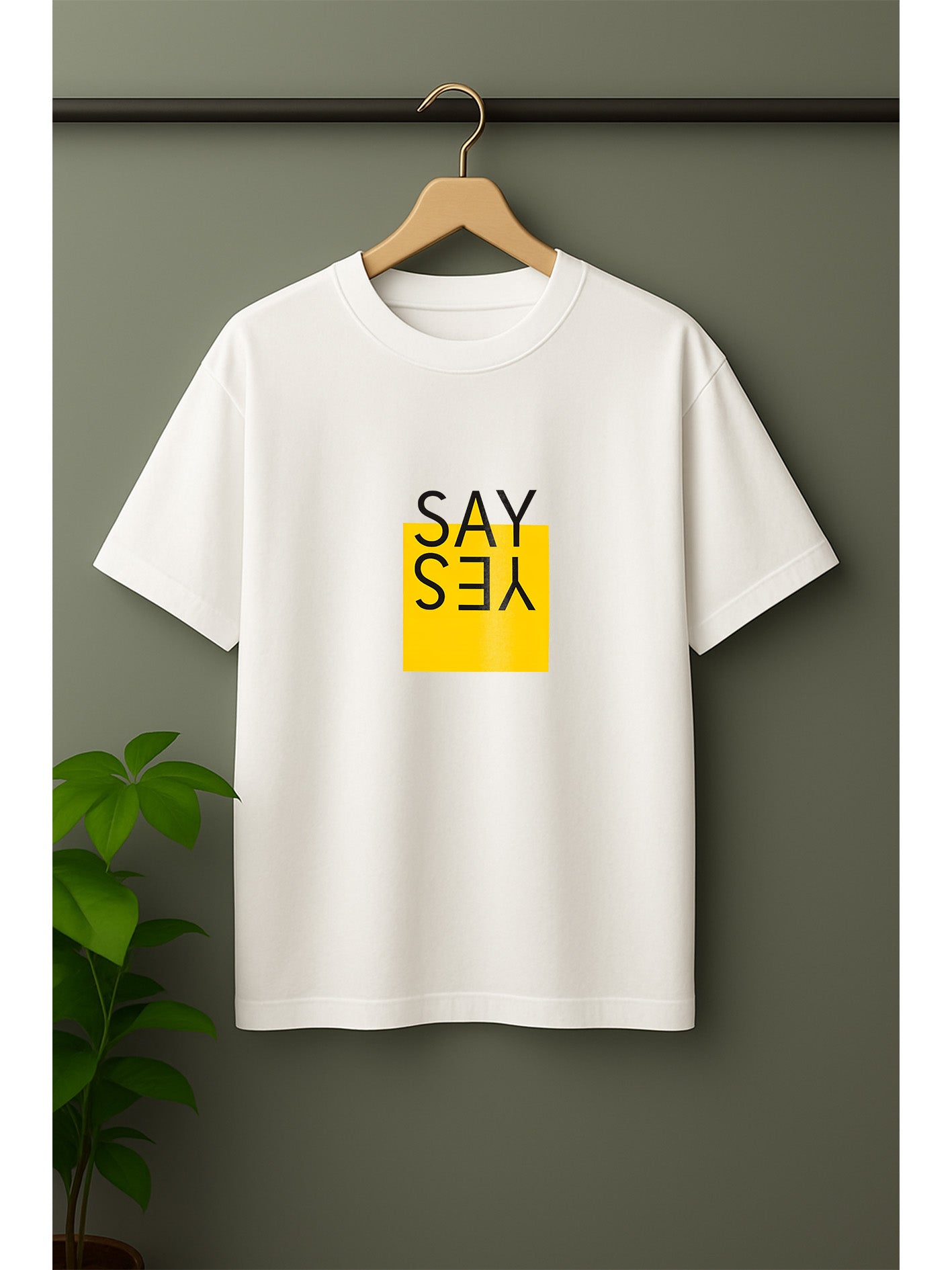 Say Yes Unisex Oversized Classic T-Shirt