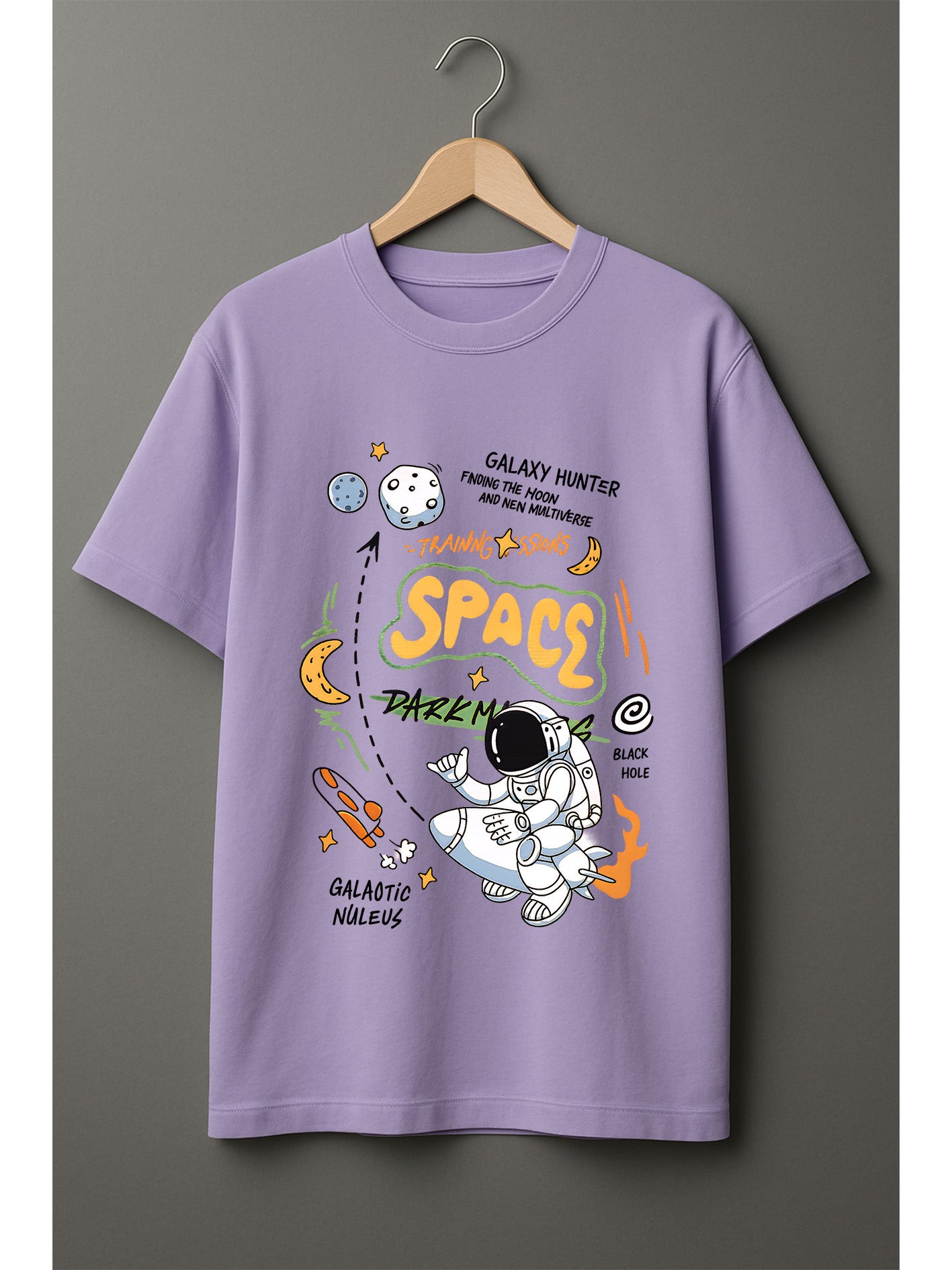 Space Unisex Oversized Classic T-Shirt