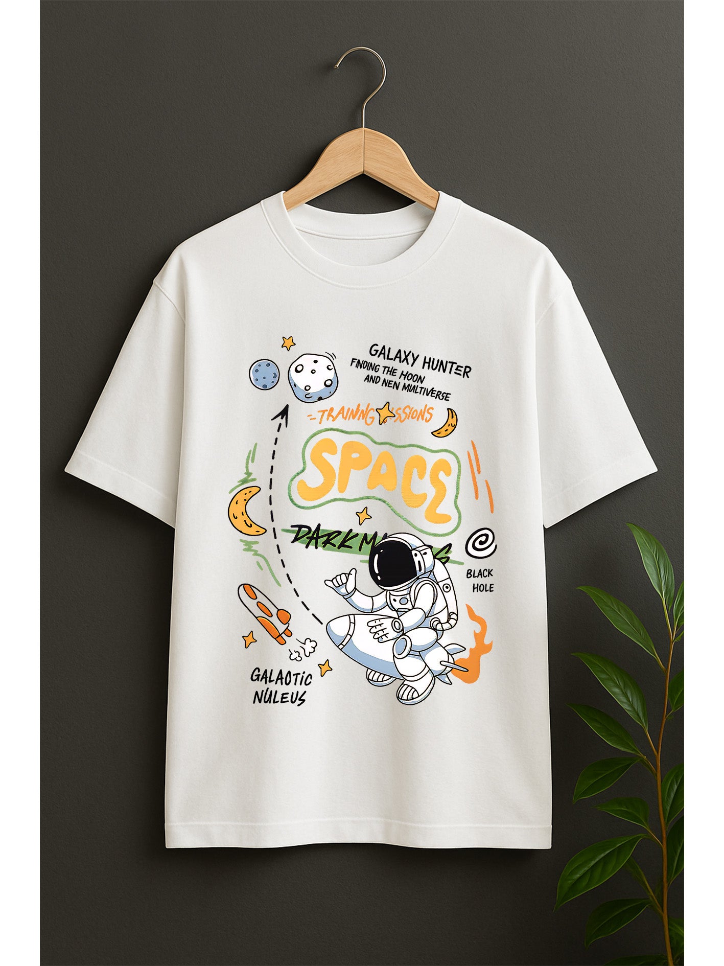 Space Unisex Oversized Classic T-Shirt