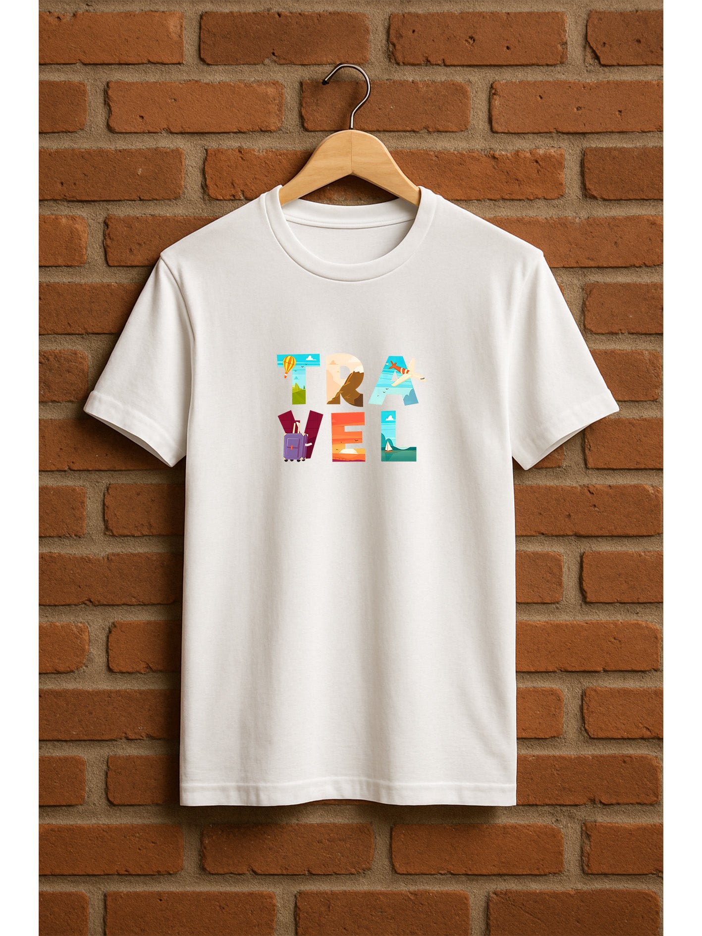 Travel Unisex Classic Crew T-Shirt