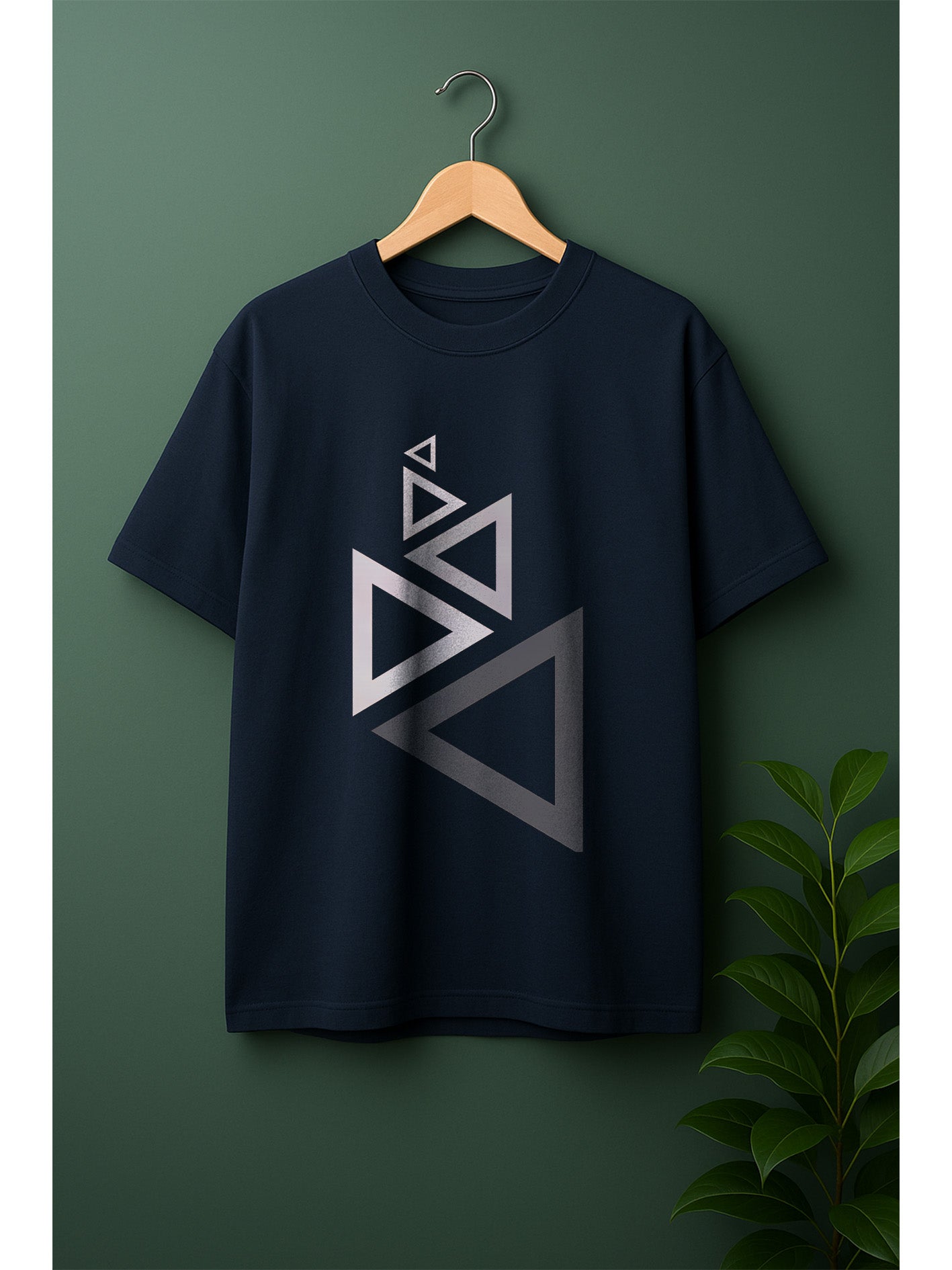 Triangle Unisex Oversized Classic T-Shirt