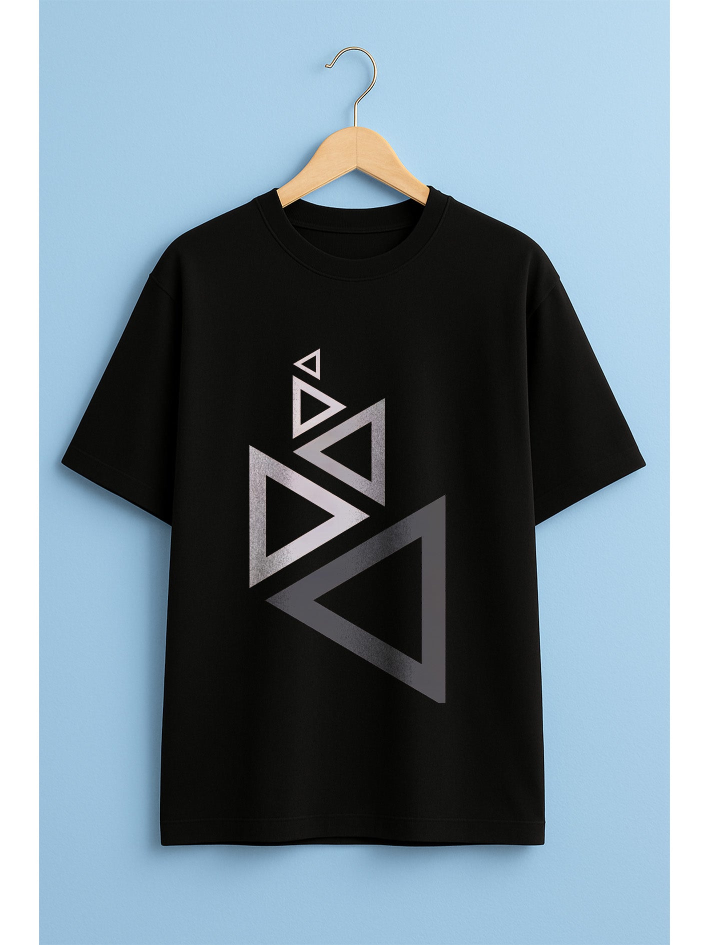 Triangle Unisex Oversized Classic T-Shirt