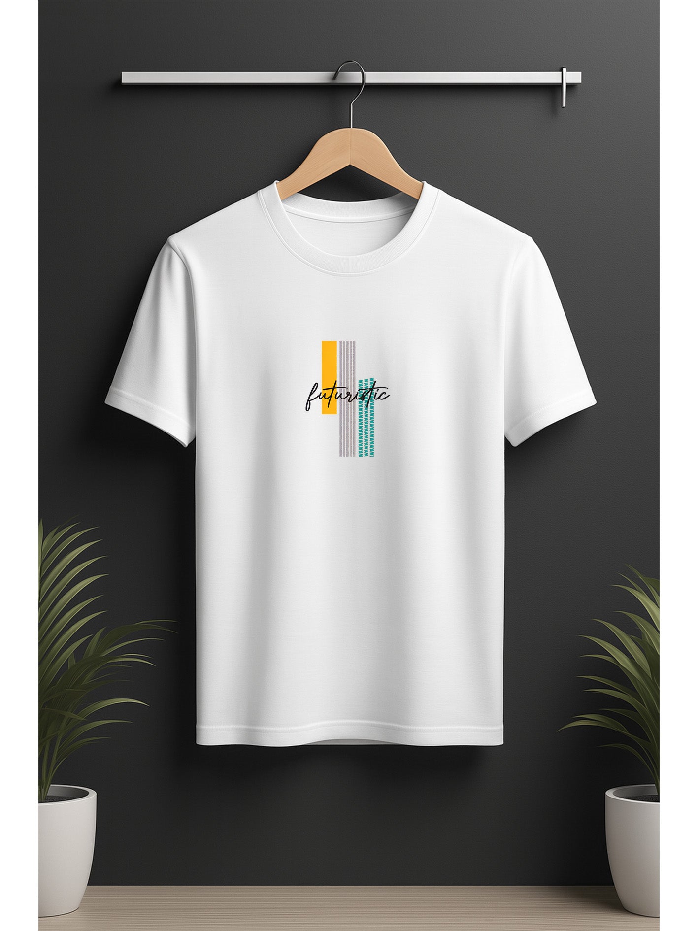 Futuristic Unisex Stretch T-shirt